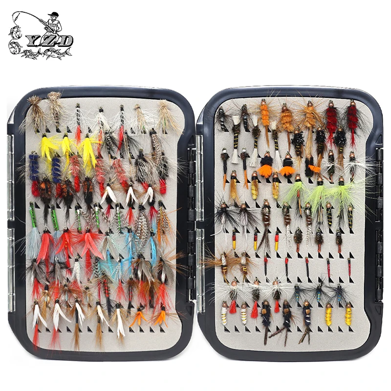 Free Shipping 118pcs dry and wet fly lures with fly waterproof box Trout lures fly fishing bait lure fishing tackle soft lure
Free Shipping 118pcs dry and wet fly lures with fly waterproof box Trout lures fly fishing bait lure fishing tackle soft lure