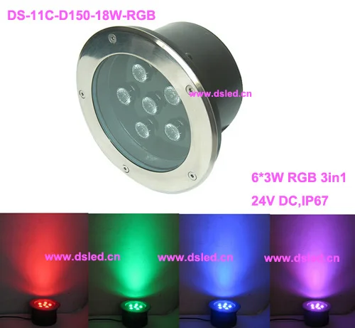 CE хорошее качество 18 Вт RGB Светодиодный прожектор DS-11C-D180-18W-RGB 6*3 3в1 24 В постоянного