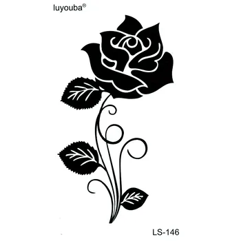 3D Black Rose Kids Temporary Tattoos Flowers Tattoo Sticker Waterproof Temporary Tatoo Men The Flash Tattoo Art Tatuajes
3D Black Rose Kids Temporary Tattoos Flowers Tattoo Sticker Waterproof Temporary Tatoo Men The Flash Tattoo Art Tatuajes