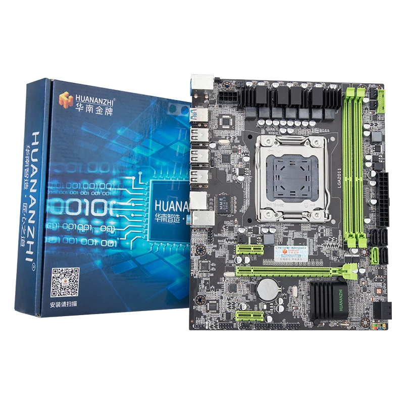 HUANANZHI X79 motherboard LGA 2011 USB3.0 SATA3 support REG ECC memory and Xeon E5 processor
HUANANZHI X79 motherboard LGA 2011 USB3.0 SATA3 support REG ECC memory and Xeon E5 processor