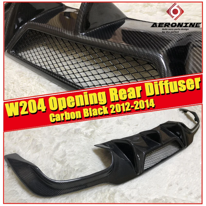 For Mercedes Benz W204 Carbon fiber Rear bumper diffuser V style W/VENT C class C180 C200 C250 C63AMG look Sports Bumper 2012-14
For Mercedes Benz W204 Carbon fiber Rear bumper diffuser V style W/VENT C class C180 C200 C250 C63AMG look Sports Bumper 2012-14