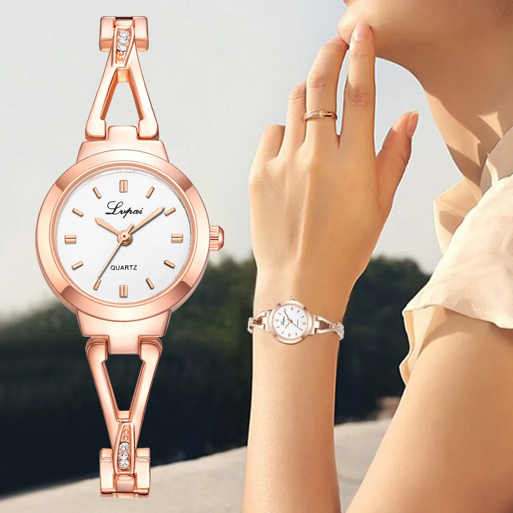 Luxury Watch Women Rose Gold Casual No Number Time Scale Dial Diamond Bracelet Belt Ladies Quartz Watch reloj mujer Hot sale #10
Luxury Watch Women Rose Gold Casual No Number Time Scale Dial Diamond Bracelet Belt Ladies Quartz Watch reloj mujer Hot sale #10