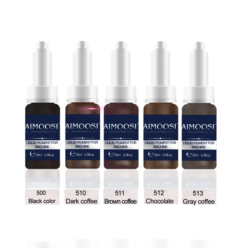 5pcs Aimoosi Tattoo Eyebrow&Lips Liquid pigment for Machine Semi-Permanent makeup Tattoo Ink 18 colors Goodchie Quality
5pcs Aimoosi Tattoo Eyebrow&Lips Liquid pigment for Machine Semi-Permanent makeup Tattoo Ink 18 colors Goodchie Quality