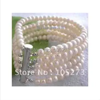 5 ROW AA 7-8MM REAL WHITE PEARL CLASP BRACELET 7.5''INCHS FAHSION WOMAN'S JEWELRY NEW FREE SHIPPING FN580
5 ROW AA 7-8MM REAL WHITE PEARL CLASP BRACELET 7.5''INCHS FAHSION WOMAN'S JEWELRY NEW FREE SHIPPING FN580