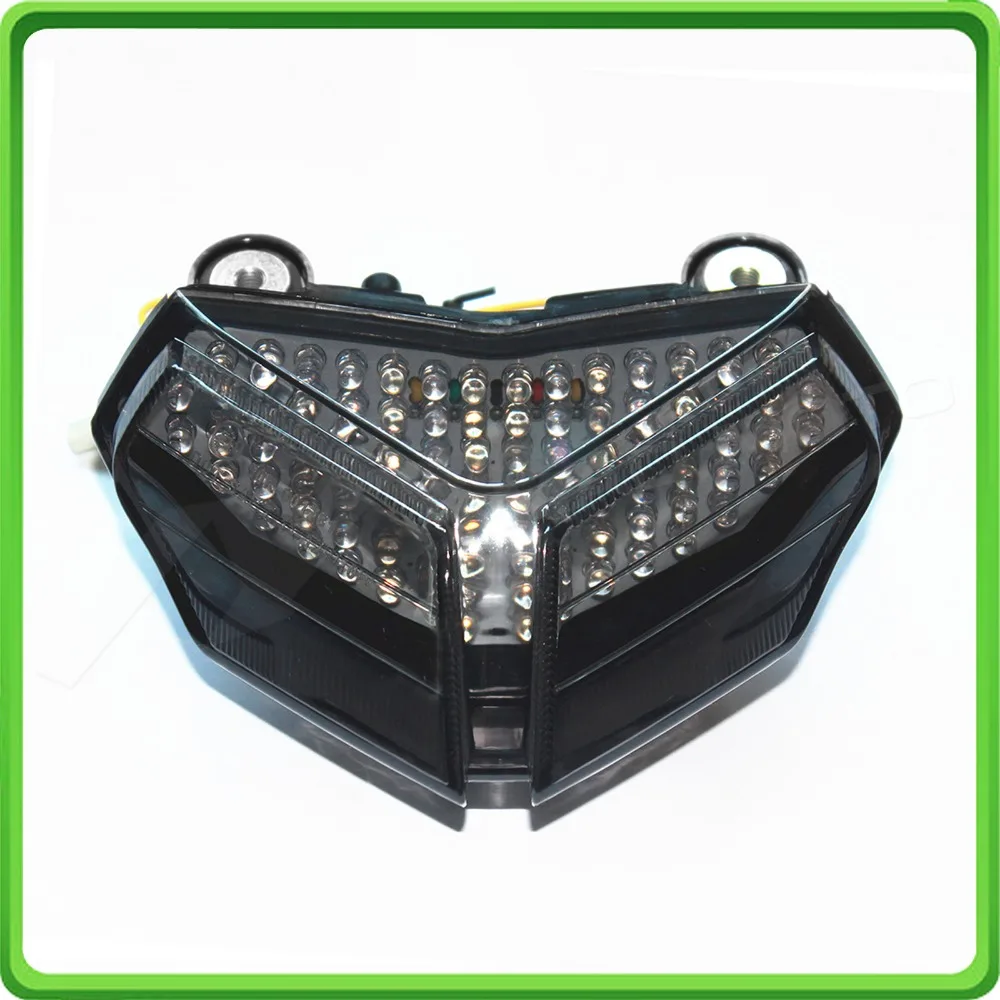 Motorcycle LED Rear Turn Signal Tail Stop Light Lamps Integrated For DUCATI 1198RCORSE 09-10 848 08-10 1098RS 07-10 (10)