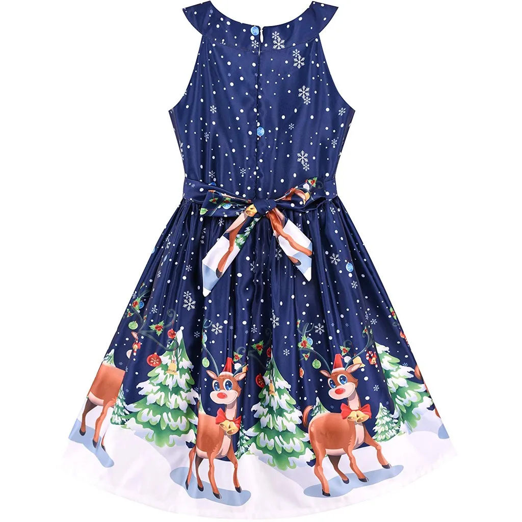 Girl Dress Christmas Children's Sleeveless Bow Cartoon Santa Claus Deer Elk Print Princess Dress Kids Girls Clothes Girl Dress
Girl Dress Christmas Children's Sleeveless Bow Cartoon Santa Claus Deer Elk Print Princess Dress Kids Girls Clothes Girl Dress