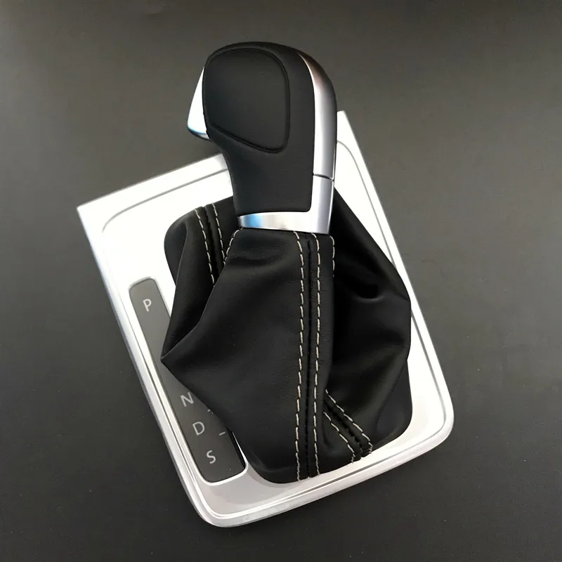 Genuine Leather AT DSG Gear Shift Knob Lever Cover For Passat B7 3AD 713 203 TVJ 3AD713203
Genuine Leather AT DSG Gear Shift Knob Lever Cover For Passat B7 3AD 713 203 TVJ 3AD713203
