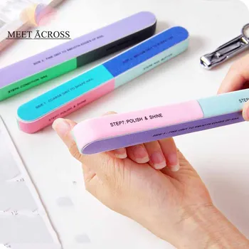 Meet Across 1pcs 7-Way Nail Colorful Polish Buffering Grinding Block Nail Art Buffer Nail Art Manicure Beauty Tools
Meet Across 1pcs 7-Way Nail Colorful Polish Buffering Grinding Block Nail Art Buffer Nail Art Manicure Beauty Tools