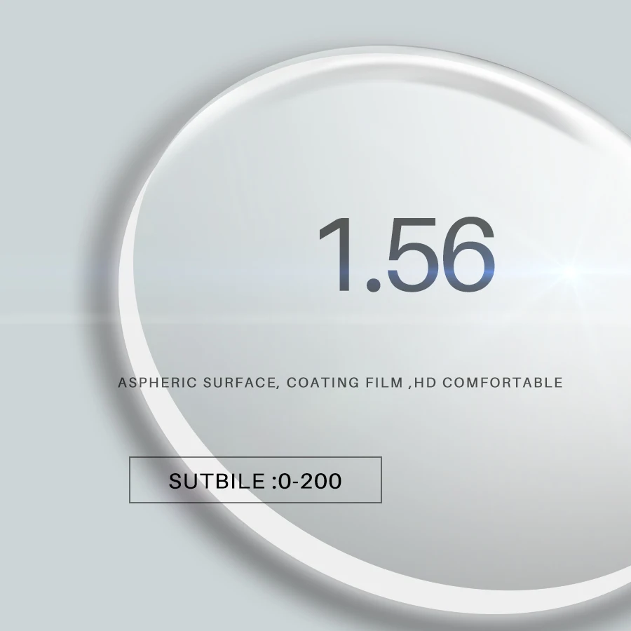 1.56 1.61 1.67 1.74 (+12.00~-12.00) Prescription CR-39 Resin Aspheric Glasses Lenses Myopia Hyperopia Presbyopia Optical Lens
1.56 1.61 1.67 1.74 (+12.00~-12.00) Prescription CR-39 Resin Aspheric Glasses Lenses Myopia Hyperopia Presbyopia Optical Lens