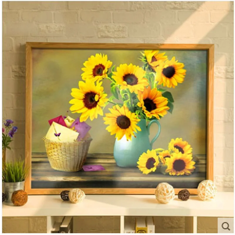 5D DIY Diamond Painting Sunflower Diamond Embroidery Full Drilling Mosaic Scenery Rhinestones cross stitch kits Christmas Gift
5D DIY Diamond Painting Sunflower Diamond Embroidery Full Drilling Mosaic Scenery Rhinestones cross stitch kits Christmas Gift