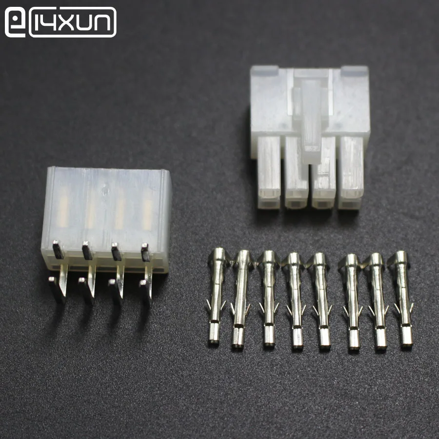 2sets 5557 5569 8P Bend Pin Wire Terminals Electrical Connector 4.2mm 8Pin Right Angle Plug jack for Car Auto PC ATX
2sets 5557 5569 8P Bend Pin Wire Terminals Electrical Connector 4.2mm 8Pin Right Angle Plug jack for Car Auto PC ATX