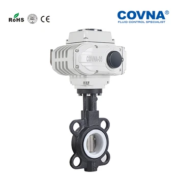 8'' Casting Wafer Electric Butterfly Valve Cast Iron Motorized Butterfly Valve with Stainless Steel Disc On Off Type 
8'' Casting Wafer Electric Butterfly Valve Cast Iron Motorized Butterfly Valve with Stainless Steel Disc On Off Type