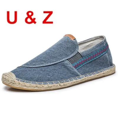 Black Print Canvas Espadrilles Shoes men,Spring Autumn Fashion elstic trim Cloth flats breathable Casual shoes Blue/Khaki
Black Print Canvas Espadrilles Shoes men,Spring Autumn Fashion elstic trim Cloth flats breathable Casual shoes Blue/Khaki