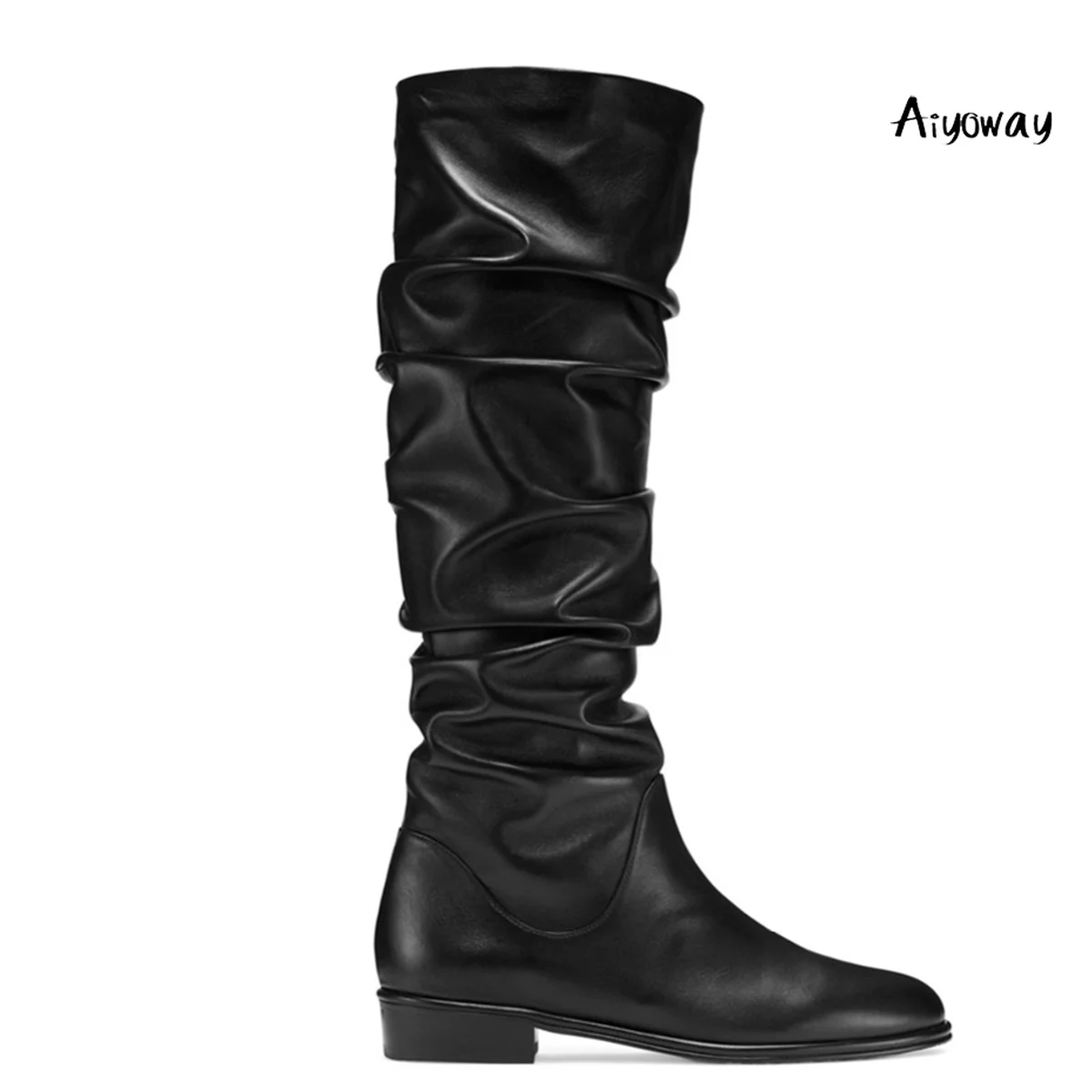 Aiyoway Women Ladies Round Toe Flat Slouchy Knee High Boots Black Winter Party Dress Comfortable Shoes Slouch Slip On Casual
Aiyoway Women Ladies Round Toe Flat Slouchy Knee High Boots Black Winter Party Dress Comfortable Shoes Slouch Slip On Casual