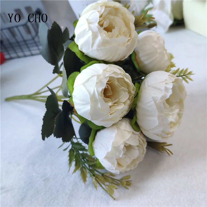 6 Heads Peony Artificial Flowers Silk Peonies Bouquet Wedding Christmas Autumn Decoration Fake Flower Fall Decoration for Home
6 Heads Peony Artificial Flowers Silk Peonies Bouquet Wedding Christmas Autumn Decoration Fake Flower Fall Decoration for Home
