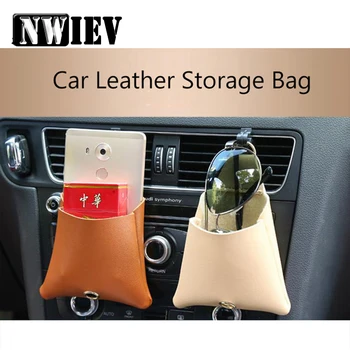 NWIEV 1X Car Air outlet mobile phone pocket For Chevrolet Cruze VW Passat B5 B6 B7 Toyota Corolla 2008 RAV4 Leather storage bags
NWIEV 1X Car Air outlet mobile phone pocket For Chevrolet Cruze VW Passat B5 B6 B7 Toyota Corolla 2008 RAV4 Leather storage bags