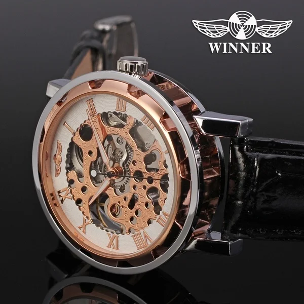 2019 WINNER Top Luxury Brand Mens Watch Men Fashion Mechanical Watches Casual Sports Leather Strap Waterproof Wristwatch-614
2019 WINNER Top Luxury Brand Mens Watch Men Fashion Mechanical Watches Casual Sports Leather Strap Waterproof Wristwatch-614