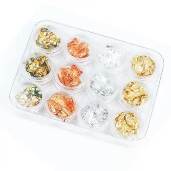 12 Box Gold Silver Copper Rainbow Foil Paillette Chip Nail Art Design Decoration
12 Box Gold Silver Copper Rainbow Foil Paillette Chip Nail Art Design Decoration