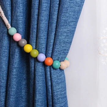 Home Decor Decorative Accessories Solid wood Bead Cotton rope Curtain Bandage Tie Back Tassels 2pc/lot
Home Decor Decorative Accessories Solid wood Bead Cotton rope Curtain Bandage Tie Back Tassels 2pc/lot