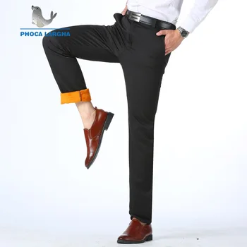 Winter Men's cotton Trousers Warm Straight Loose Casual Thicken Velvet men Pants Business Slim Elastic Fleece Thick male Pants
Winter Men's cotton Trousers Warm Straight Loose Casual Thicken Velvet men Pants Business Slim Elastic Fleece Thick male Pants
