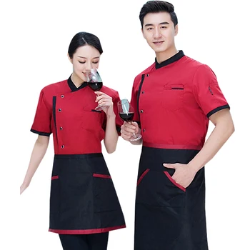 Short Sleeve Spliced Chef Cooking Workwear High Quality 2020 New Catering Restaurant Coffee Shop Waiter Uniforms Casual Tops
Short Sleeve Spliced Chef Cooking Workwear High Quality 2020 New Catering Restaurant Coffee Shop Waiter Uniforms Casual Tops