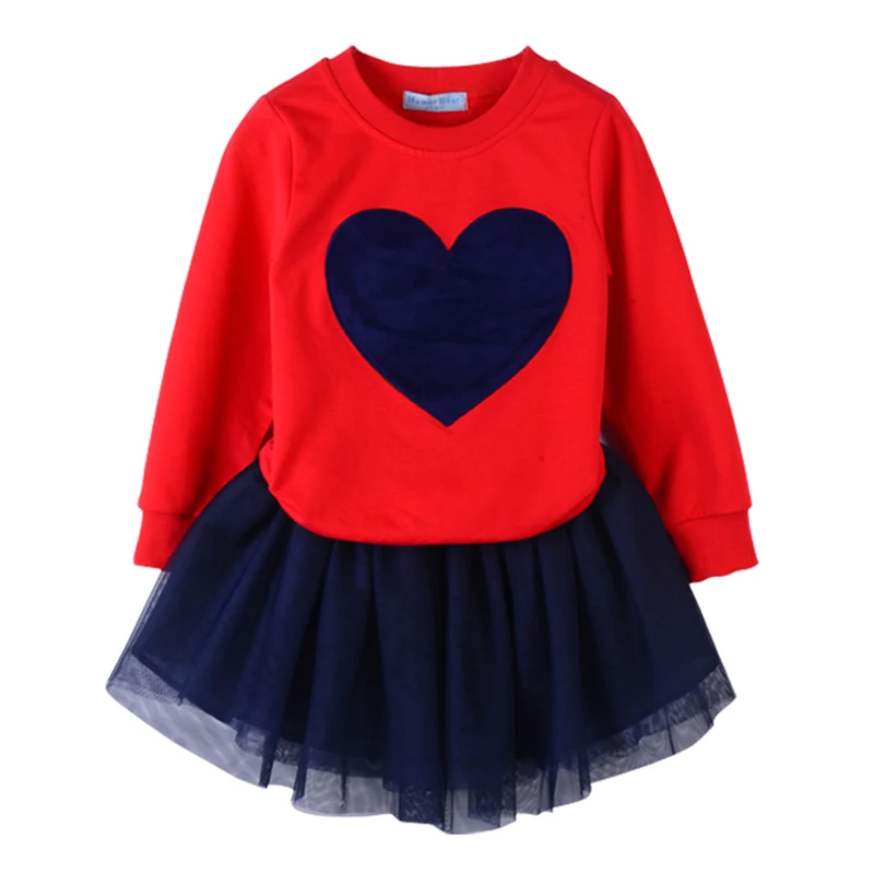 NEW Autumn Baby Girls Clothes Princess Style Sets Love Printed Long Sleeve + Skirts Casual 2PCS Girls Suits Kids Clothing Sets
NEW Autumn Baby Girls Clothes Princess Style Sets Love Printed Long Sleeve + Skirts Casual 2PCS Girls Suits Kids Clothing Sets