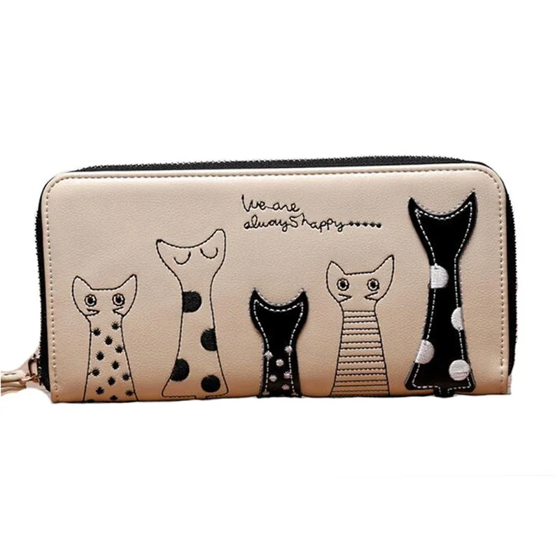 2016 New Fashion Women Wallets Cartoon Cat Leather Purses Girl Long Wallet Women Card Holder Elegant Lady Wallets Carteras Mujer
2016 New Fashion Women Wallets Cartoon Cat Leather Purses Girl Long Wallet Women Card Holder Elegant Lady Wallets Carteras Mujer