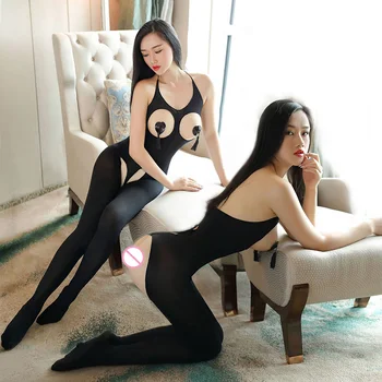 Sexy Lingerie Women's Erotic Tights Fishnet Bodystocking Open Bra Plus Size Costumes Stockings Hollow Bust Crotchless Bodysuit
Sexy Lingerie Women's Erotic Tights Fishnet Bodystocking Open Bra Plus Size Costumes Stockings Hollow Bust Crotchless Bodysuit