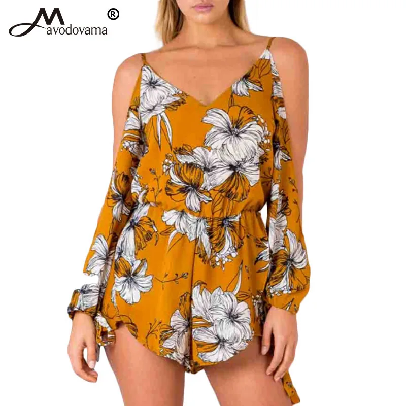Avodovama M ремень цветочный летний комбинезон с открытыми плечами элегантный для