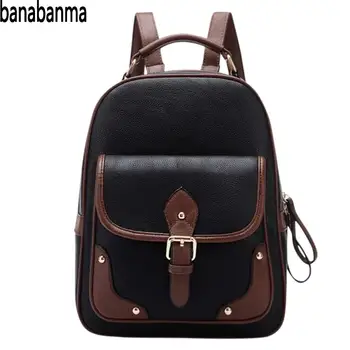 PinShang Women backpack Girl Retro PU Backpack Fashion All-match Knapsack Large Capacity Casual Travel Bags for women 2018 ZK30
PinShang Women backpack Girl Retro PU Backpack Fashion All-match Knapsack Large Capacity Casual Travel Bags for women 2018 ZK30