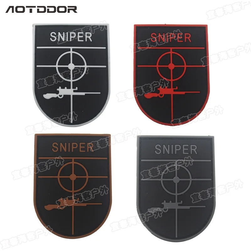 PVC Sniper Patch Scope Crosshair Military Morale Patches 3D PVC Tactical Badges Combat Rubber Patches For Clothing Backpack Bags
PVC Sniper Patch Scope Crosshair Military Morale Patches 3D PVC Tactical Badges Combat Rubber Patches For Clothing Backpack Bags