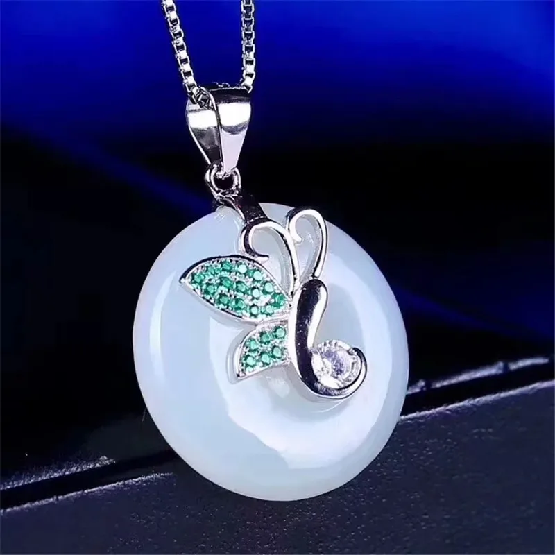 SICCSAEE High Grade White Butterfly Shape Silver Necklaces Pendants Gift For Elegant Women Fashion Jewelry Gift
SICCSAEE High Grade White Butterfly Shape Silver Necklaces Pendants Gift For Elegant Women Fashion Jewelry Gift