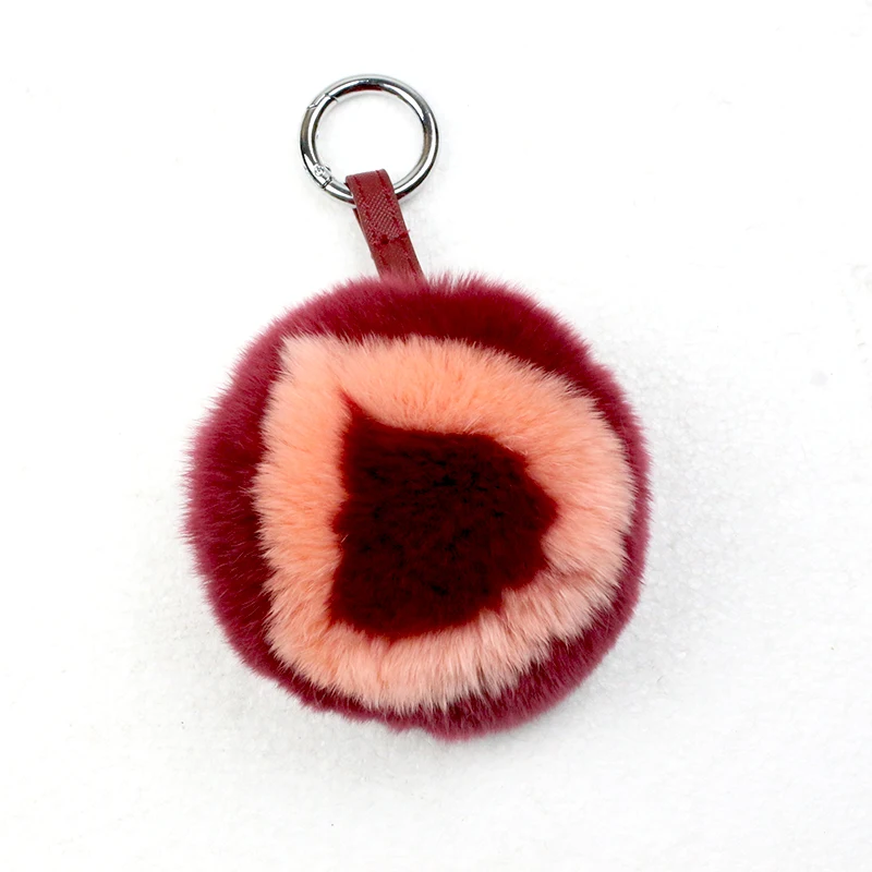 A-Z Letters Real Rabbit Fur Small 10Cm Ornament*