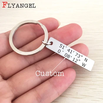 Personalized Customized Engraved Coordinates GPS Keychain Latitude Longitude Keyring For Couples Boyfriend Wife Valentine Gift
Personalized Customized Engraved Coordinates GPS Keychain Latitude Longitude Keyring For Couples Boyfriend Wife Valentine Gift