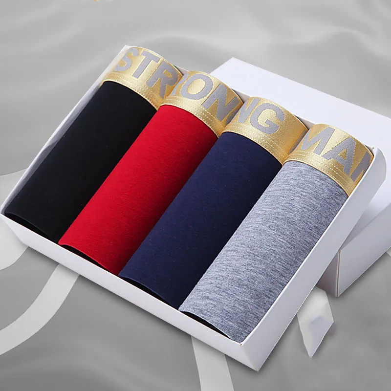 Feilibin Male Boxer Shorts Mens 4Pcs\lot Underwear Soft Cotton Boxers Male Solid Boxer Shorts Plus Size Comfort Mens Underpants
Feilibin Male Boxer Shorts Mens 4Pcs\lot Underwear Soft Cotton Boxers Male Solid Boxer Shorts Plus Size Comfort Mens Underpants