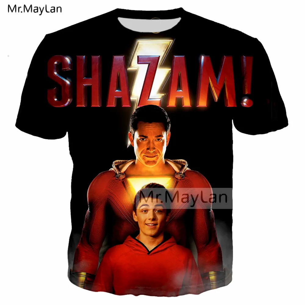 2019 Newest DC Movie Shazam ! Print 3D Streetwear Tshirts Men/women Hip Hop Punk T-shirt Boys Custom T Shirt Man Black Clothes
2019 Newest DC Movie Shazam ! Print 3D Streetwear Tshirts Men/women Hip Hop Punk T-shirt Boys Custom T Shirt Man Black Clothes