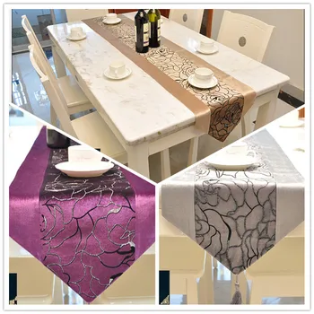 JUYANG.Delicate rose pattern Table Runner, bronzing jacquard technology, elegant luxurious style, meticulous sewing, 3 color
JUYANG.Delicate rose pattern Table Runner, bronzing jacquard technology, elegant luxurious style, meticulous sewing, 3 color