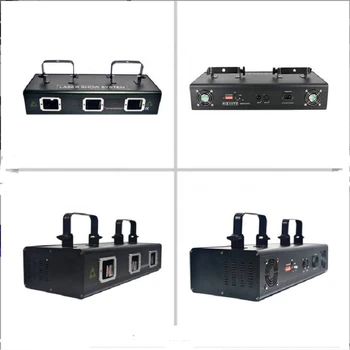 4 PCS/LOT 3 heads scanning laser light stage lighting wedding Party 3 lens RGB laser projector
4 PCS/LOT 3 heads scanning laser light stage lighting wedding Party 3 lens RGB laser projector