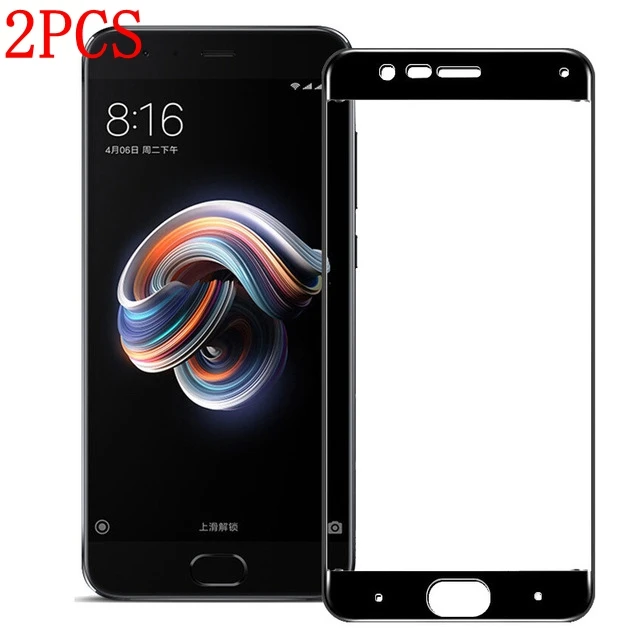 

2PCS Full Cover Tempered Glass For Xiaomi Mi Note 3 Screen Protector protective film For Xiaomi Mi Note 3 Note3 glass