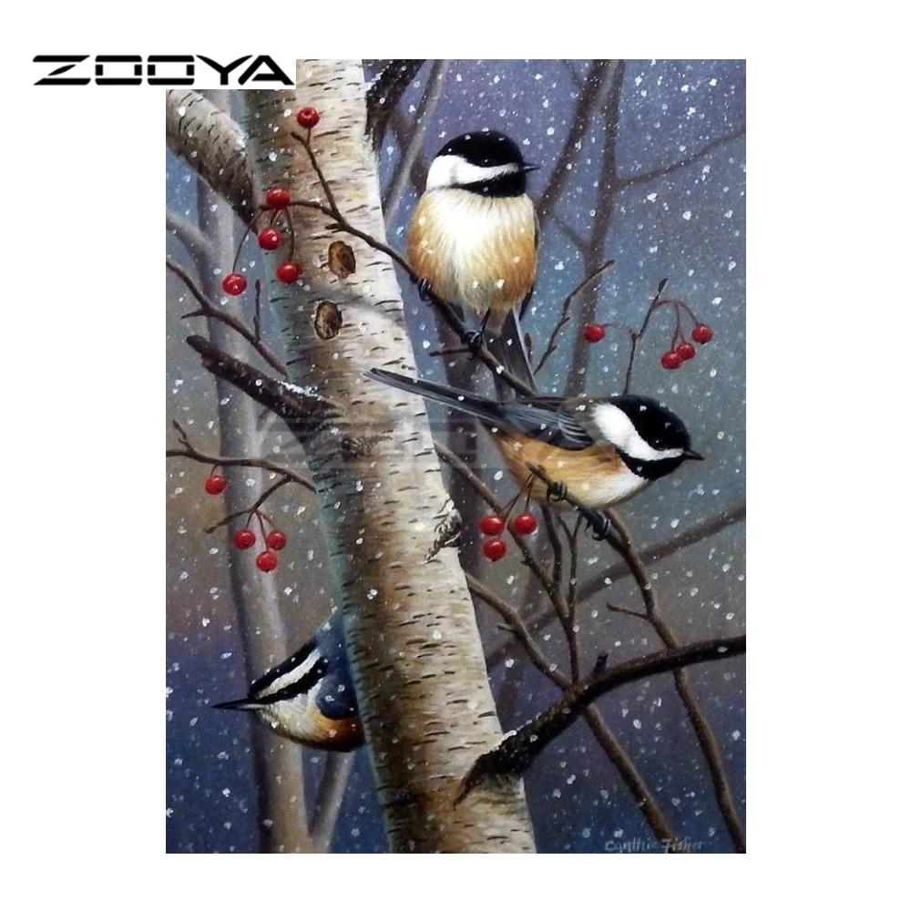 ZOOYA Diamond Embroidery 5D DIY Diamond Painting Bird Branches Snow Fruit Diamond Painting Cross Stitch Rhinestone Mosaic BK249
ZOOYA Diamond Embroidery 5D DIY Diamond Painting Bird Branches Snow Fruit Diamond Painting Cross Stitch Rhinestone Mosaic BK249