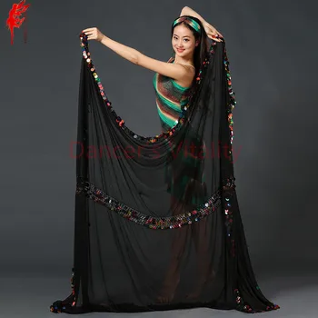 Belly dance props belly dance accessories chiffon sequins belly dance veil women belly dance show veil 2.1*1.5m dancer's clothes
Belly dance props belly dance accessories chiffon sequins belly dance veil women belly dance show veil 2.1*1.5m dancer's clothes
