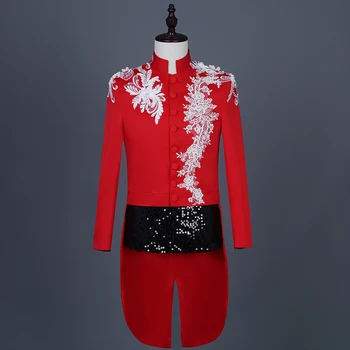 2019 new men's personalized embroidered tuxedo suit British style fashion long male singer stage suit tuxedo blazers
2019 new men's personalized embroidered tuxedo suit British style fashion long male singer stage suit tuxedo blazers