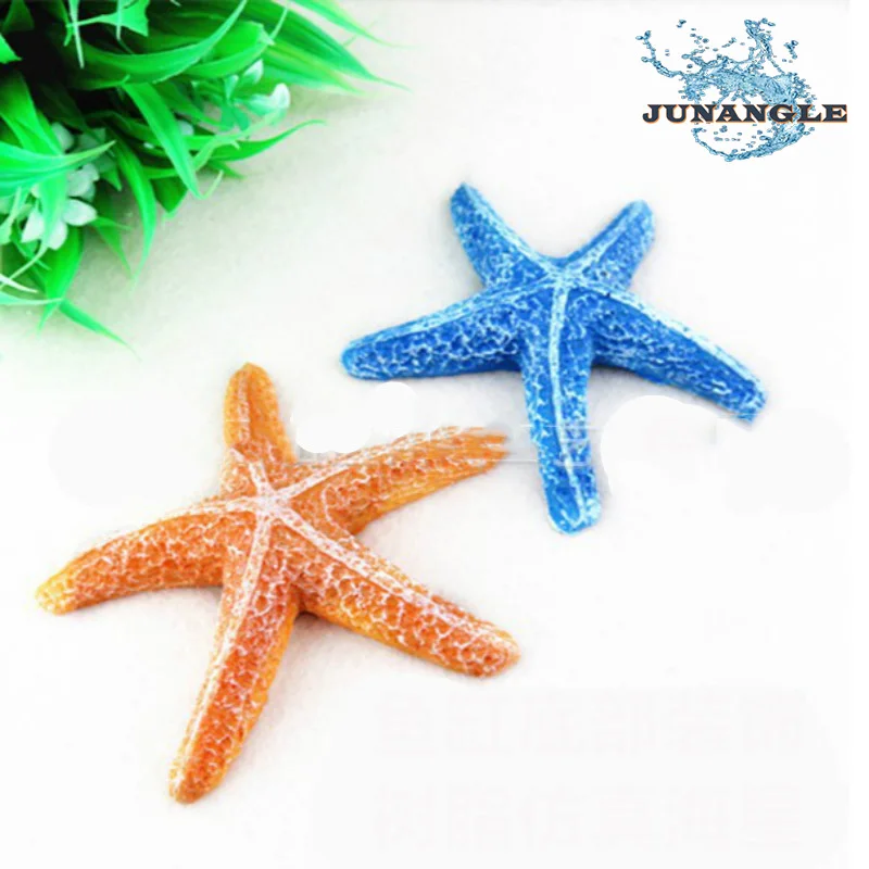 

HU Mini Fish Tank Decoration Resin Starfish Simulation Ornaments Aquarium Small Fish Bowl Decoration Seascape Pet Supplies