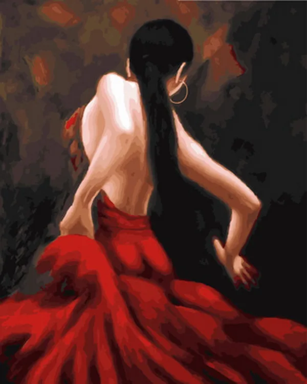 Frameless painting by numbers paint by numbers for home decor PBN for living room 4050cm in red dress dancing
Frameless painting by numbers paint by numbers for home decor PBN for living room 4050cm in red dress dancing