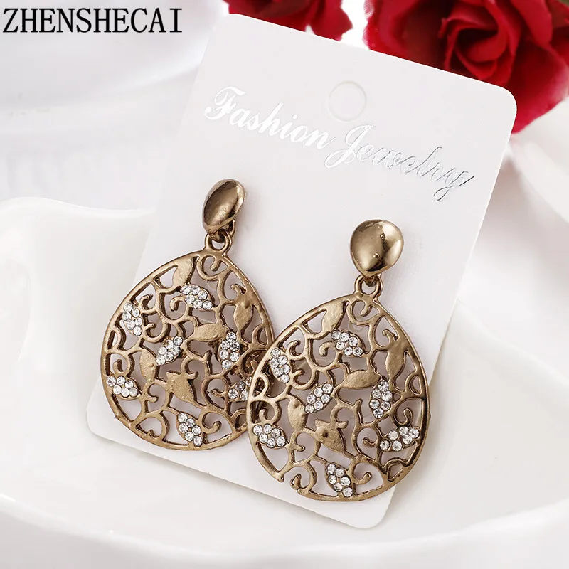 Женские серьги пусеты e0403 круглые с кристаллами|earings for women girls|earrings womenearrings designer |