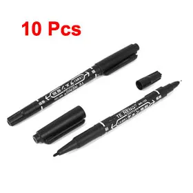 UXCELL Hot Sale 10 Pcs Double Marker Black Ink Waterproof Marking Pen for Students
UXCELL Hot Sale 10 Pcs Double Marker Black Ink Waterproof Marking Pen for Students