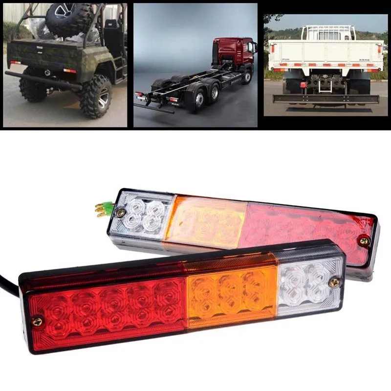 2pcs Waterproof 20leds 12V Trailer Lights LED Stop Rear Tail Brake Reverse Light Turn Indicator ATV Truck Trailer Taillight Lamp
2pcs Waterproof 20leds 12V Trailer Lights LED Stop Rear Tail Brake Reverse Light Turn Indicator ATV Truck Trailer Taillight Lamp