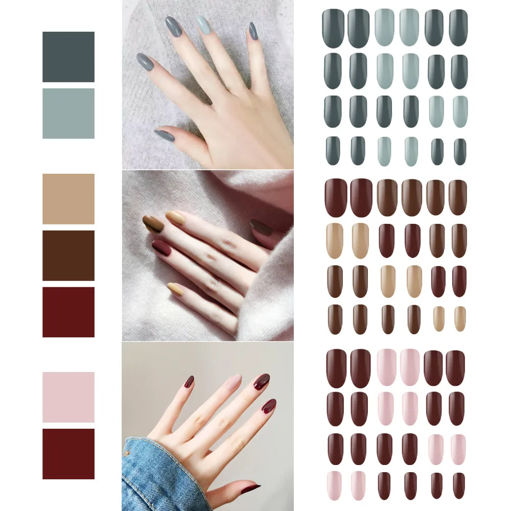 72pcs Long Fake Nails Set Full Cover Manicure False Nails Tips Multi-color Artificial Nails Starter DIY Kit with 6pcs Nails File
72pcs Long Fake Nails Set Full Cover Manicure False Nails Tips Multi-color Artificial Nails Starter DIY Kit with 6pcs Nails File
