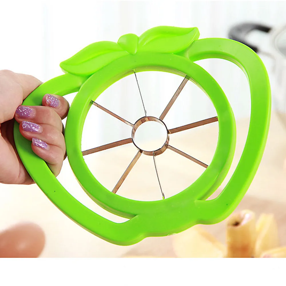 1pc Kitchen Apple Slicer Cutter green red Plastic durable craetive Fruit Divider Comfort Handle Peeler Home Multifunction tools
1pc Kitchen Apple Slicer Cutter green red Plastic durable craetive Fruit Divider Comfort Handle Peeler Home Multifunction tools