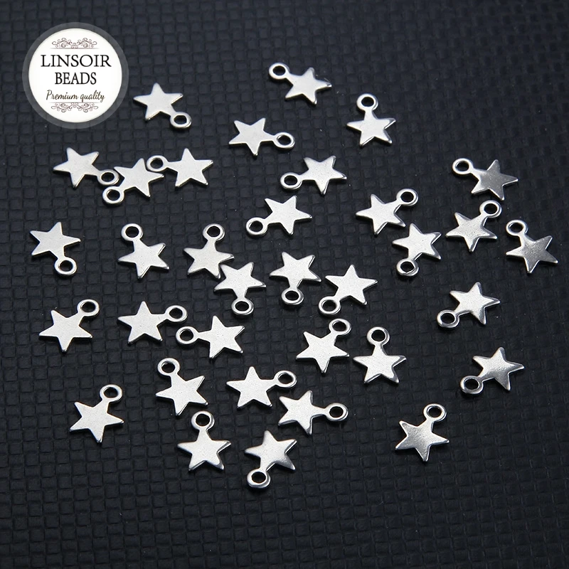 20 pieces/pack Hollowing Five-pointed Star Charms Stainless Steeel Charm&Pendent for DIY Bracelet Necklace Jewelry Accessories
20 pieces/pack Hollowing Five-pointed Star Charms Stainless Steeel Charm&Pendent for DIY Bracelet Necklace Jewelry Accessories